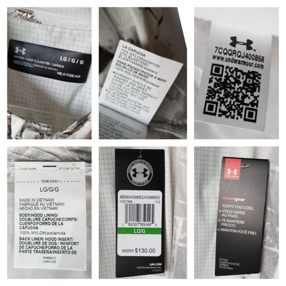 Men's UA Perpetual Short Sleve Windbreaker NWT - Picture 12 of 13